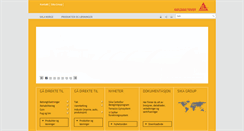 Desktop Screenshot of nor.sika.com