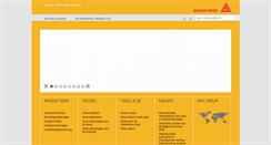 Desktop Screenshot of bel.sika.com