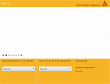 Tablet Screenshot of mex.sika.com