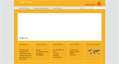 Desktop Screenshot of hun.sika.com