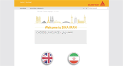 Desktop Screenshot of irn.sika.com