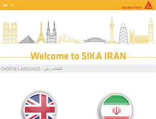 Tablet Screenshot of irn.sika.com